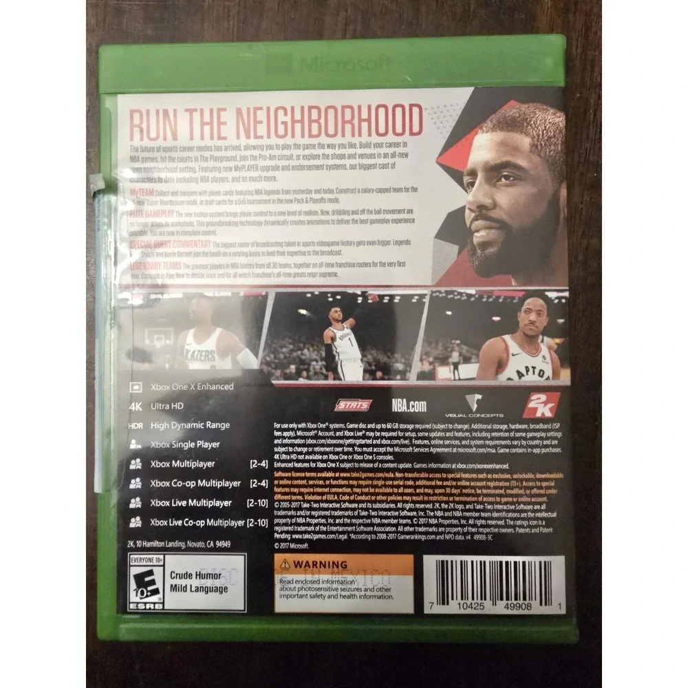NBA 2K18 - Microsoft Xbox One EVERYONE 10+ TESTED‎